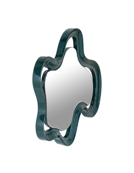 Miroir mural asymétrique vert foncé MDF 63x50 cm Dovora  - 3