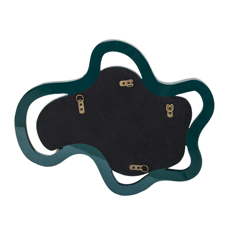 Miroir mural asymétrique vert foncé MDF 63x50 cm Dovora  - 6
