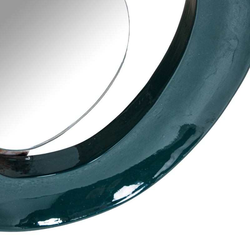 Miroir mural asymétrique vert foncé MDF 63x50 cm Dovora  - 4