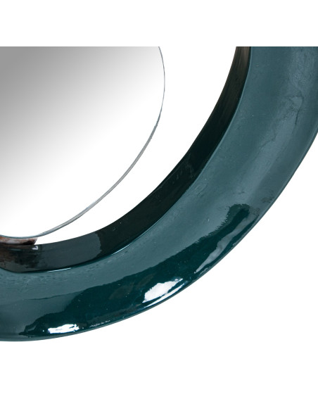 Miroir mural asymétrique vert foncé MDF 63x50 cm Dovora  - 4