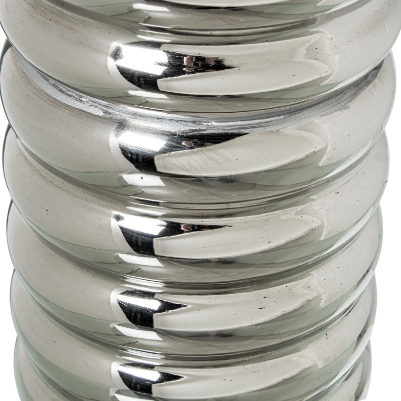 Table d’appoint métal argenté Ø40x46 cm Xivara  - 6