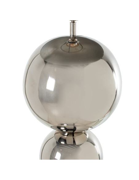 Lampadaire métal argenté brillant 155 cm Xivara  - 5
