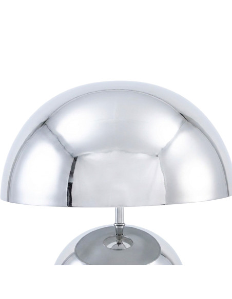 Lampadaire métal argenté brillant 155 cm Xivara  - 3