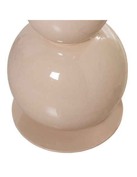 Lampadaire champignon métal beige brillant 155 cm Xivara  - 6