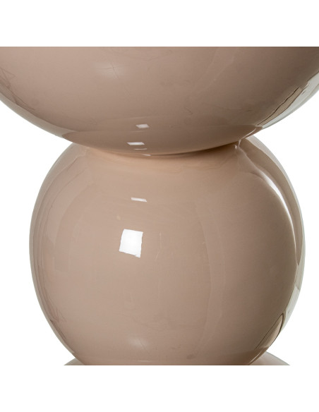Lampadaire champignon métal beige brillant 155 cm Xivara  - 5