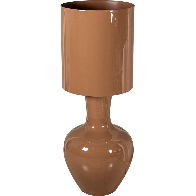 Lampadaire métal marron brillant Ø43x120 cm Tovely  - 1