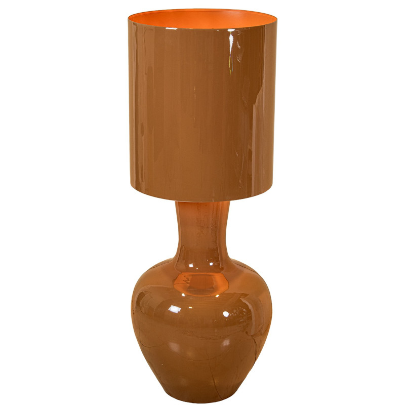 Lampadaire métal marron brillant Ø43x120 cm Tovely  - 3