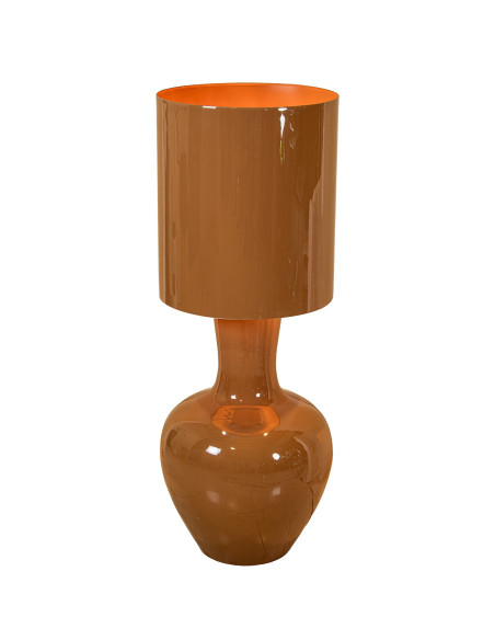 Lampadaire métal marron brillant Ø43x120 cm Tovely  - 3