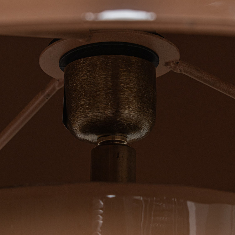 Lampadaire métal marron brillant Ø43x120 cm Tovely  - 6