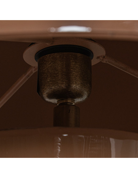 Lampadaire métal marron brillant Ø43x120 cm Tovely  - 6