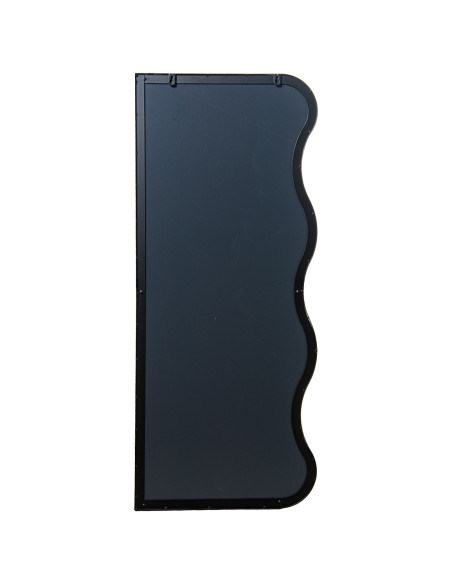 Miroir mural organique métal noir 40x95 cm Eryysa  - 5