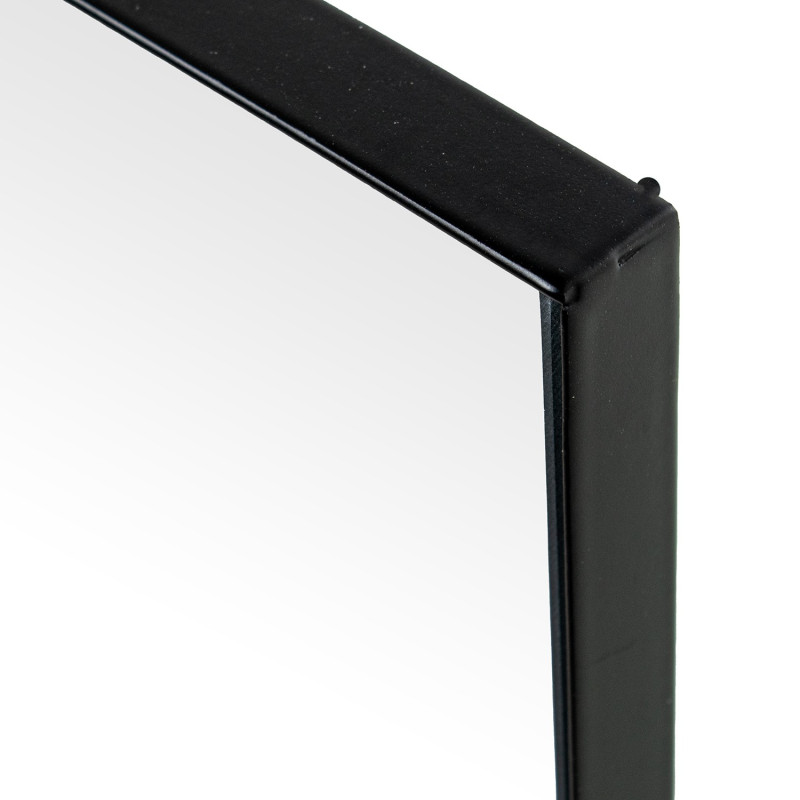 Miroir mural organique métal noir 40x95 cm Eryysa  - 3