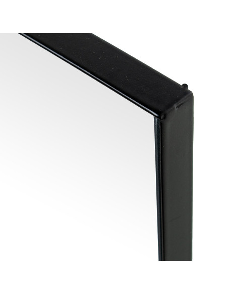 Miroir mural organique métal noir 40x95 cm Eryysa  - 3