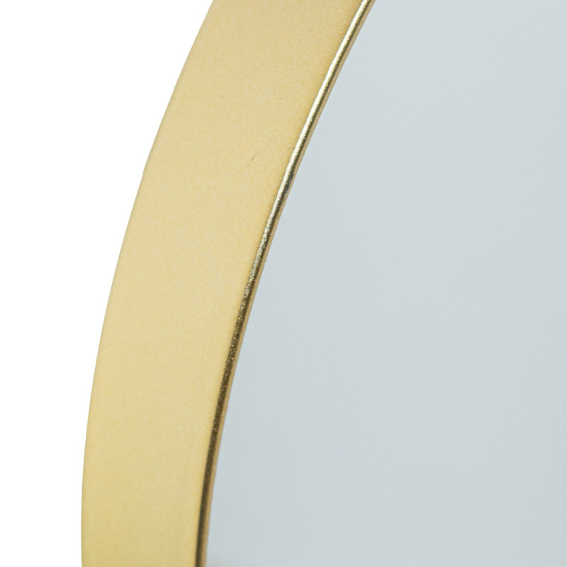 Miroir mural organique métal doré 40x95 cm Eryysa  - 4