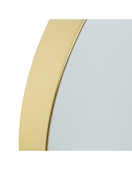 Miroir mural organique métal doré 40x95 cm Eryysa  - 4