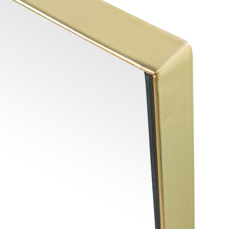 Miroir mural organique métal doré 40x95 cm Eryysa  - 5