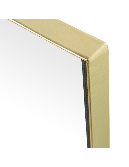 Miroir mural organique métal doré 40x95 cm Eryysa  - 5