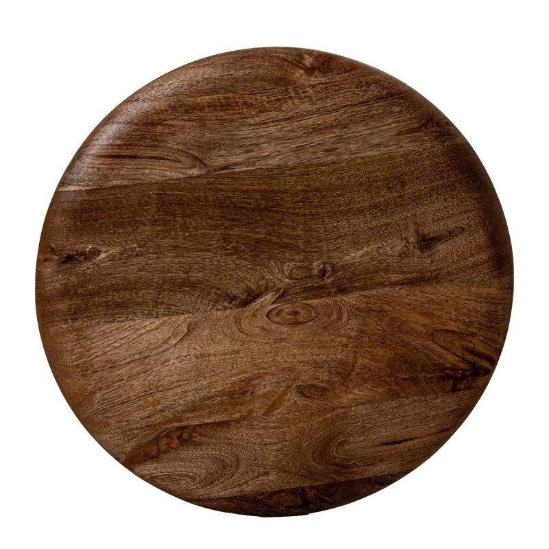Table d’appoint ronde bois et céramique 40x40x38 cm Nevune  - 4