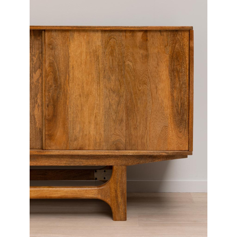Buffet enfilade manguier portes coulissantes 180x44,5x80 cm Swann  - 8