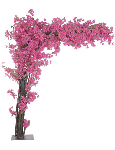 Bougainvillier artificiel fuchsia en polyester 180x50x250 cm Syvota Item International - 1