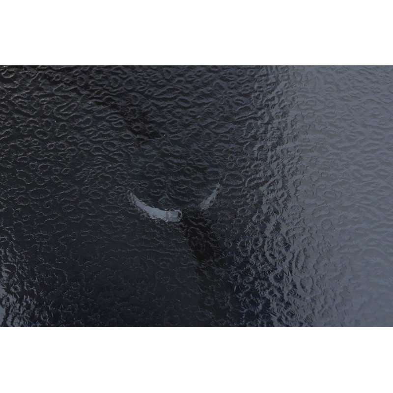 Table à manger rectangulaire verre trempé noir 240 cm Noavressa Item International - 7