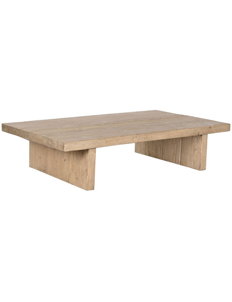 Grande table basse rectangulaire orme massif 170x100 cm Veyloma Item Home - 1