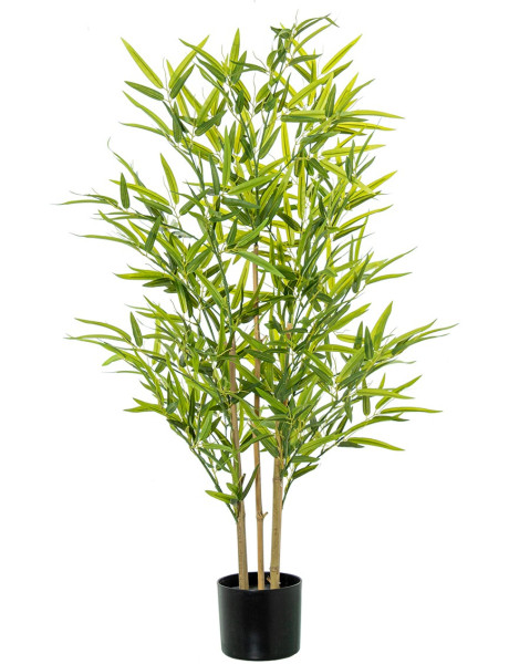 Bambou artificiel en pot 120 cm 5 troncs Byreya  - 1