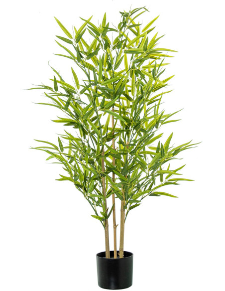 Bambou artificiel en pot 120 cm 5 troncs Byreya  - 1