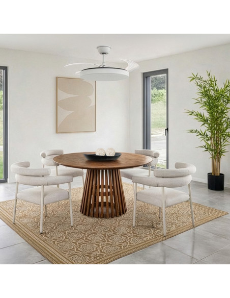 Bambou artificiel en pot 150 cm 7 troncs Byreya  - 2