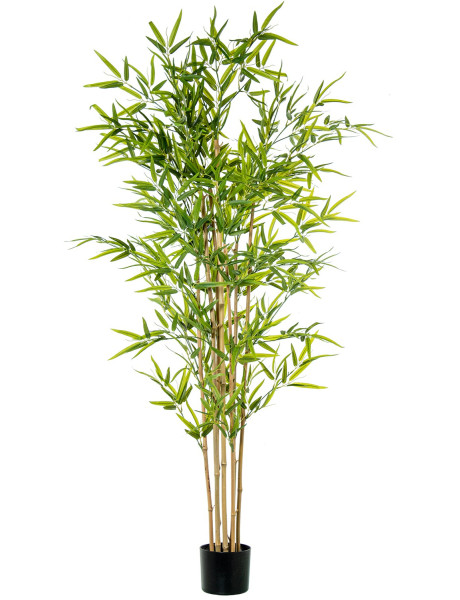 Bambou artificiel en pot 180 cm 7 troncs Byreya  - 1