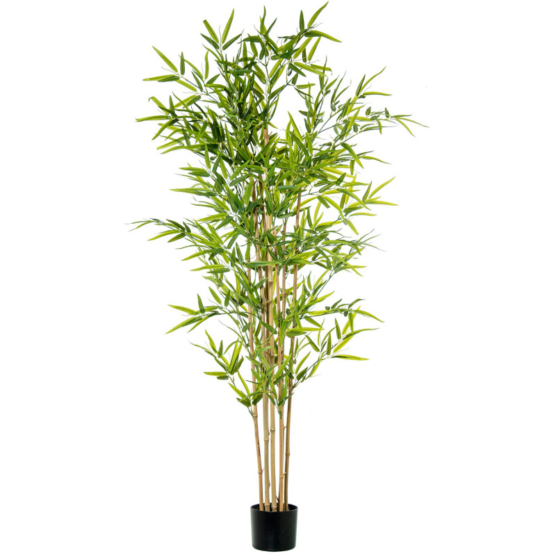Bambou artificiel en pot 180 cm 7 troncs Byreya  - 1