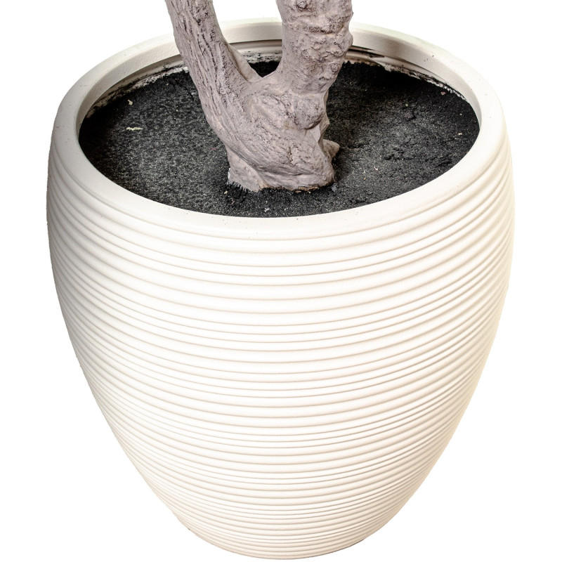 Bougainvillier artificiel blanc en pot 220 cm Lyeysa  - 8
