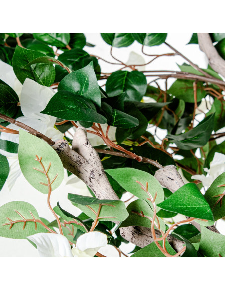 Bougainvillier artificiel blanc en pot 220 cm Lyeysa  - 5