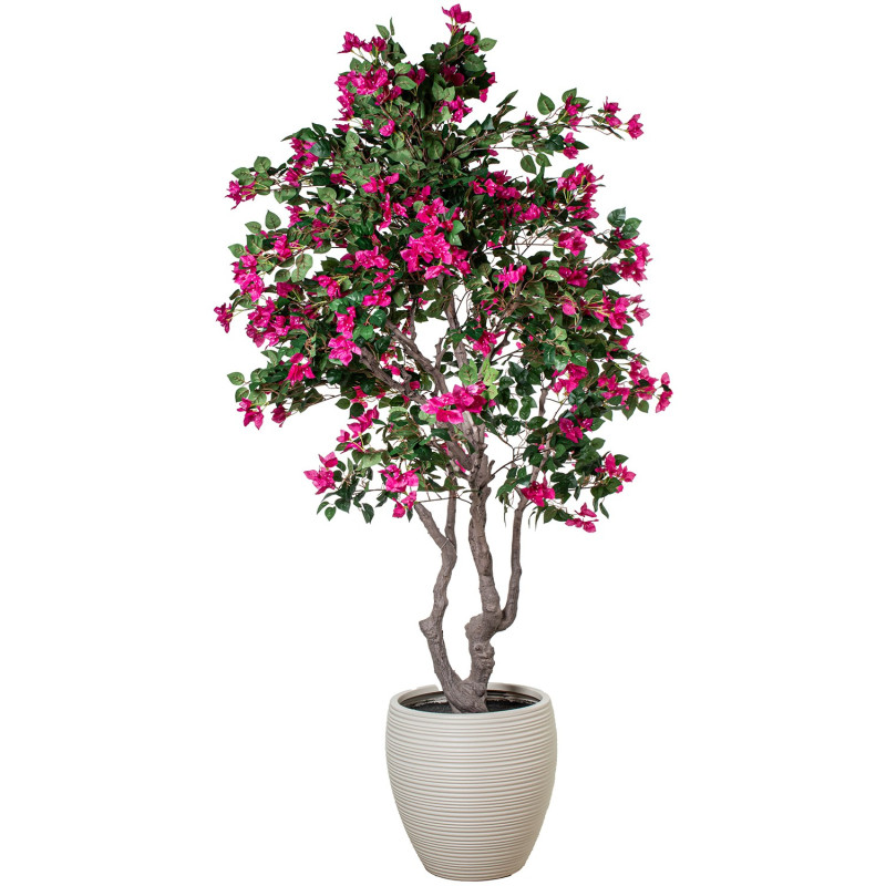 Bougainvillier artificiel rose en pot 220 cm Lyeysa  - 1