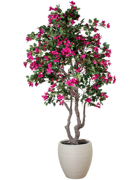 Bougainvillier artificiel rose en pot 220 cm Lyeysa  - 1