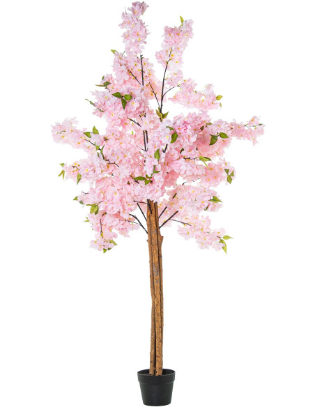 Cerisier artificiel rose en pot 160 cm Xivura  - 1