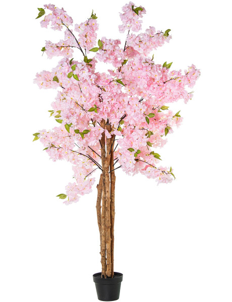 Cerisier artificiel rose en pot 180 cm Xivura  - 1