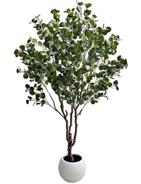 Arbre à monnaie artificiel en pot 210 cm Cevavi  - 1