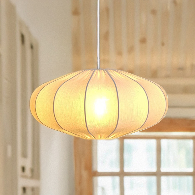 Suspension coton blanc Ø40 cm Zyrila  - 2