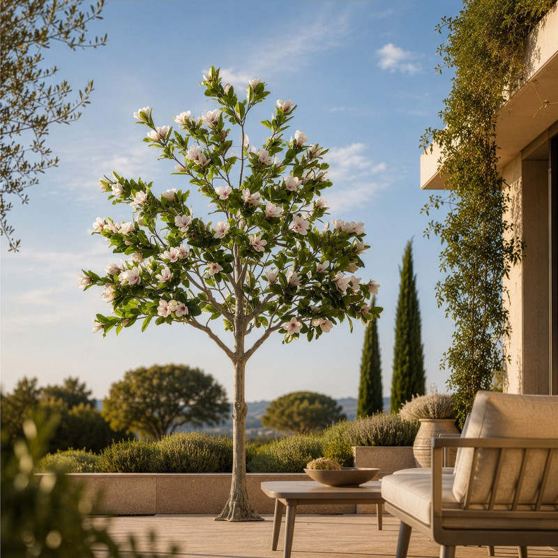 Magnolia artificiel géant 350 cm Aevyna  - 7