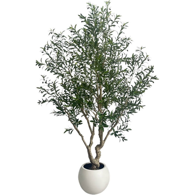 Olivier artificiel vert en pot 250 cm Toveya  - 1