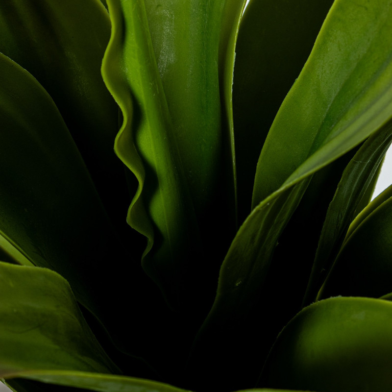 Agave artificiel en pot noir 70 cm Mivila  - 3