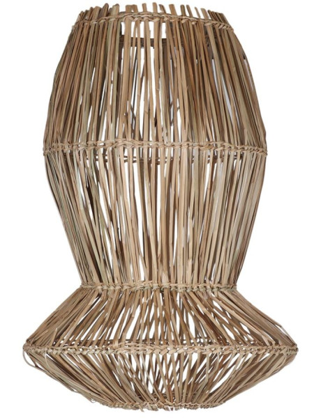 Abat-jour suspension fibre naturelle 50x50x72 cm Nerela  - 1