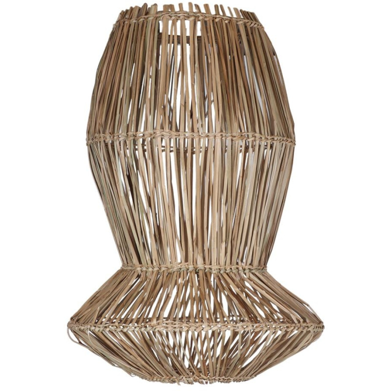 Abat-jour suspension fibre naturelle 50x50x72 cm Nerela  - 1