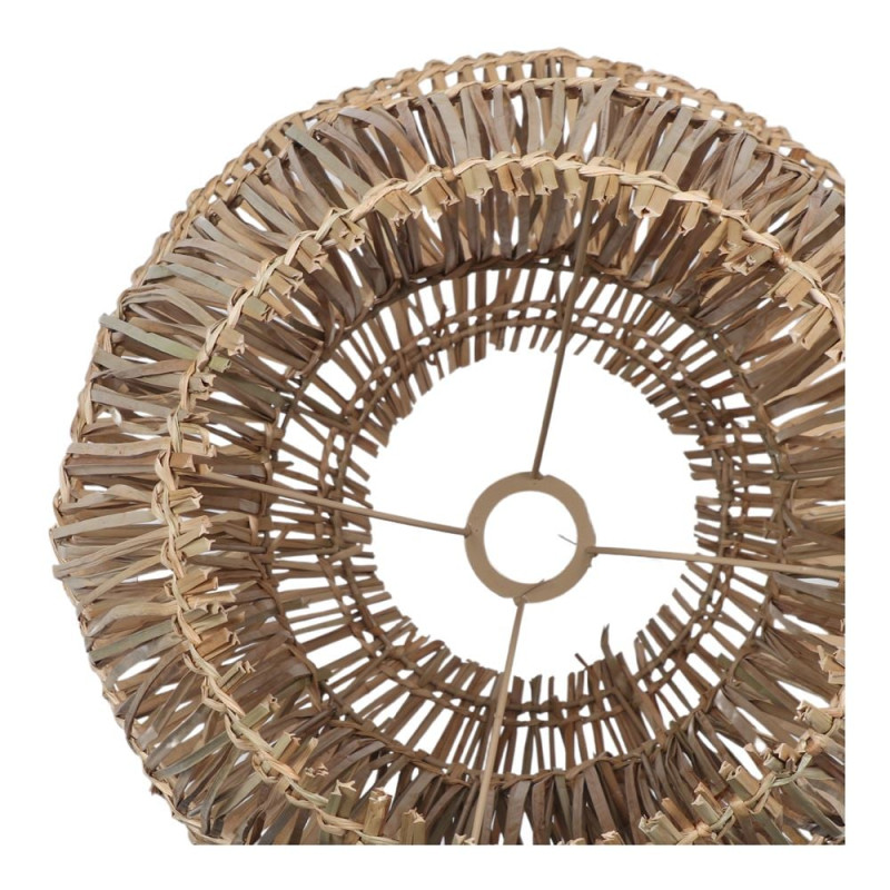 Abat-jour suspension fibre naturelle 50x50x72 cm Nerela  - 4