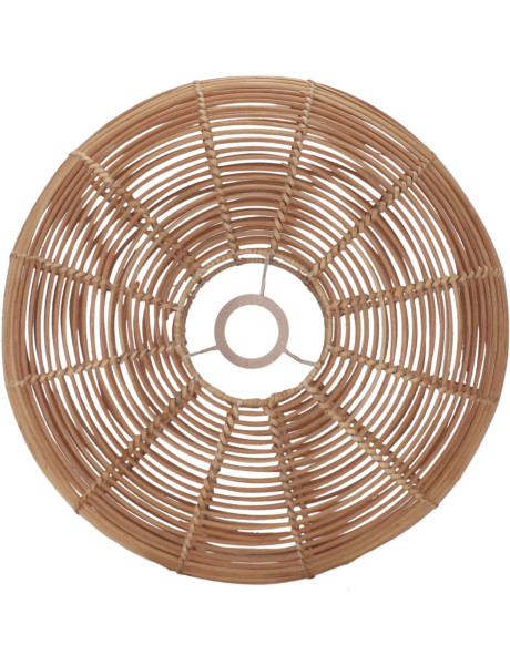Abat-jour applique murale rotin naturel 40x40x15 cm Zorela  - 1