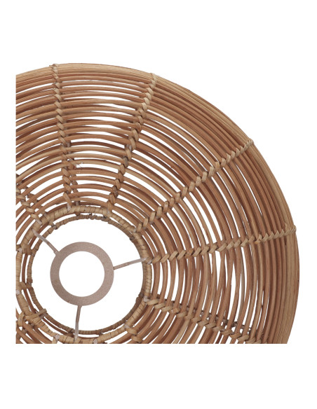 Abat-jour applique murale rotin naturel 40x40x15 cm Zorela  - 5