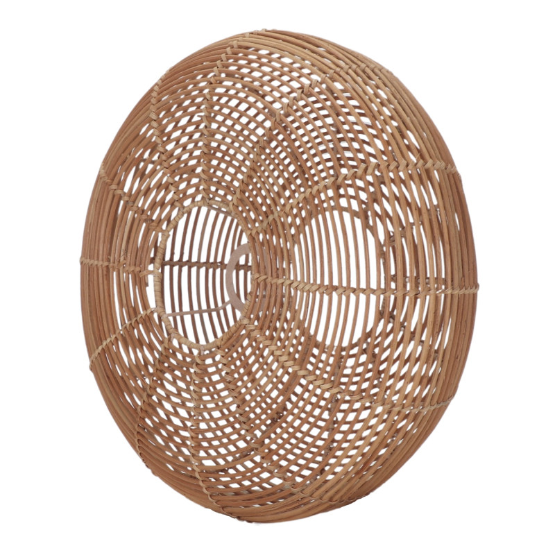 Abat-jour applique murale rotin naturel 40x40x15 cm Zorela  - 3