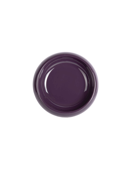 Coupe décorative métal violet prune 30x8 cm Cadiz Present Time - 3