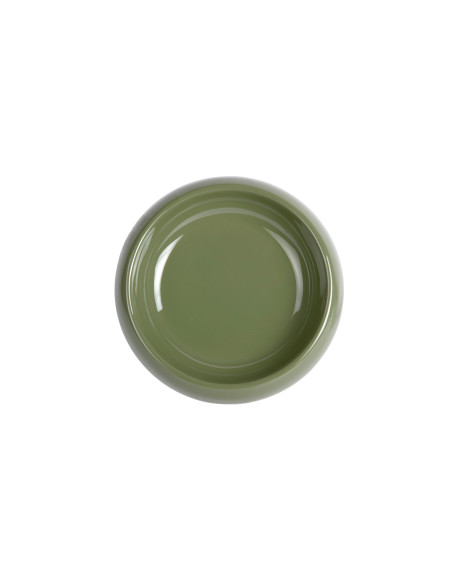 Coupe décorative métal vert sauge 30x8 cm Cadiz Present Time - 3